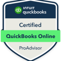 Quick books Online ProAdvisor badge